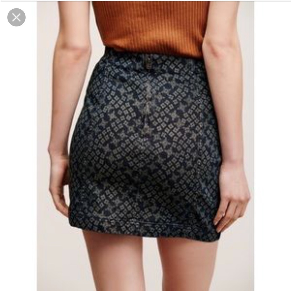 Free People printed skirt